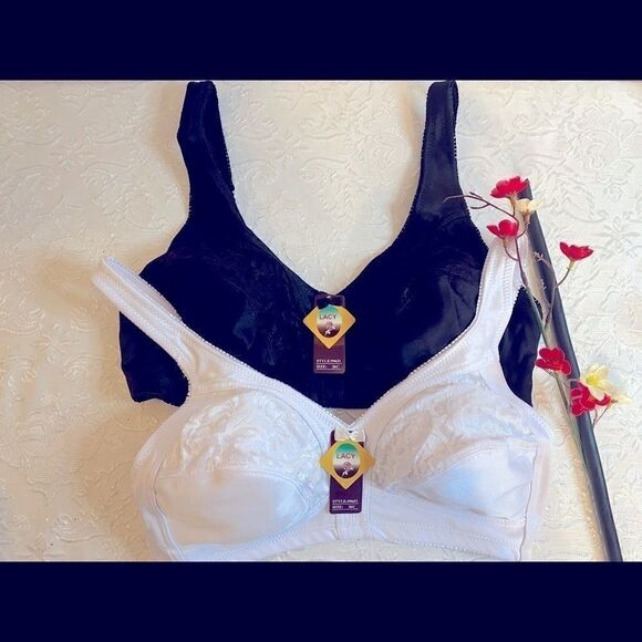 💥Lacy assorted Embroidery Floral Print Bras 36C - Picture 1 of 15